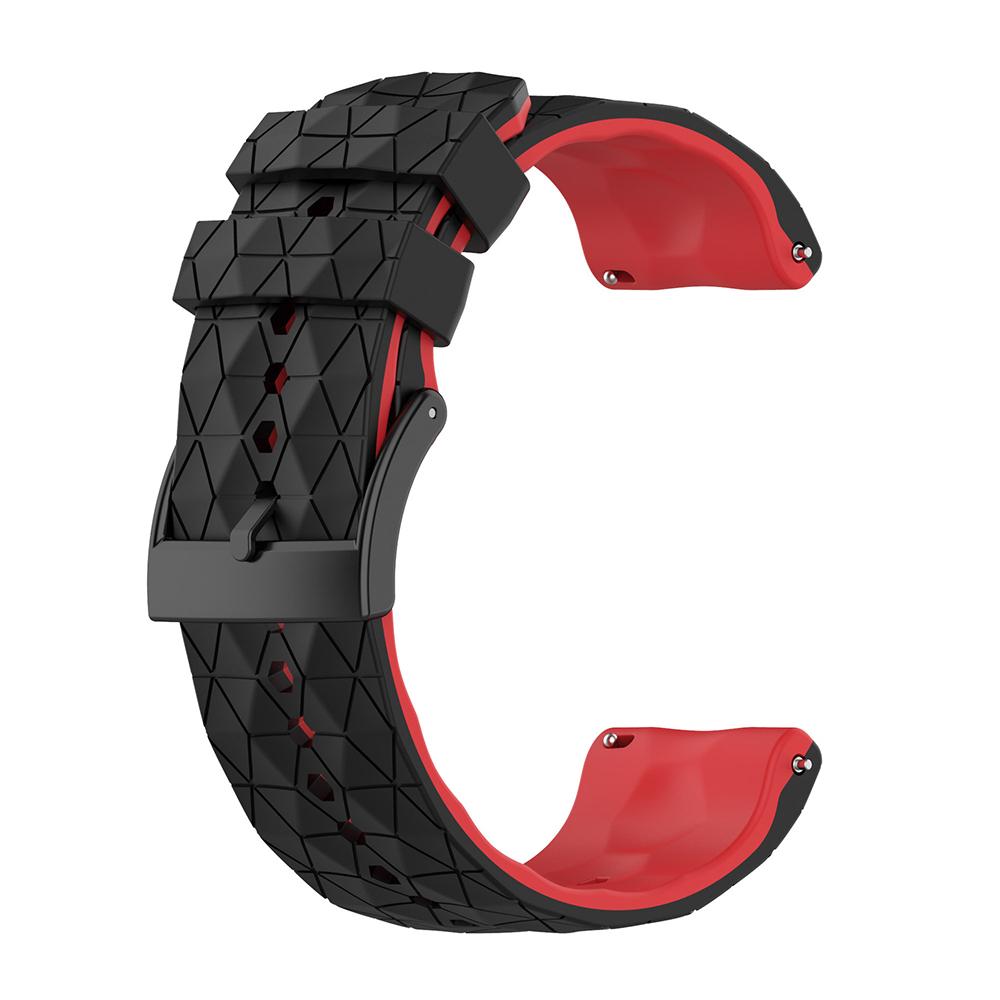 Watchband Two-color Silicone Strap For Suunto 7 9 Baro D5 Football Pattern Band for Suunto Spartan Sport Wrist HR Bracelet