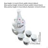 7-Piece Service Set: Cups, Warmer, Traditional Porcelain, Suitable for Collections And Special