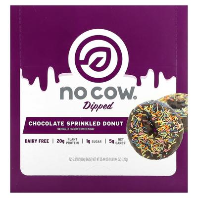 Proteinriegel, Schokoladenstreusel-Donut, 12 Riegel, 60 g (2,12 Unzen) jede.