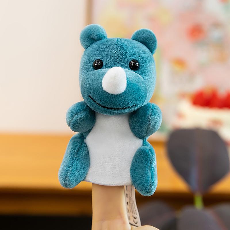 Cartoon Animal Finger Puppet Set: Plush Toy for Parent-Child Interaction & Storytelling