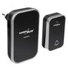 Wireless Doorbell, Battery-free, Kinetic, Gb157 Greenblue, 38 Melodies, Black, Range Up To 200m, Ip44