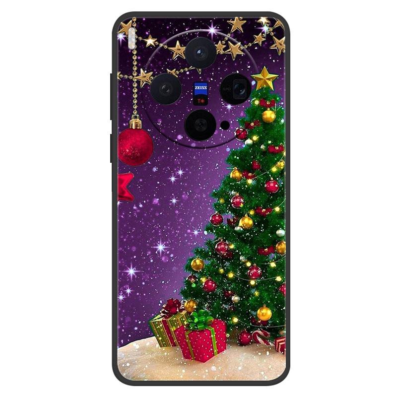 For Vivo X300 X300Pro X200 FE X200Pro X200Ultra X200 Pro Mini X200S Case Christmas Painted Phone Cover Soft Silicone TPU Shell