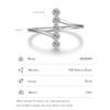 MODIAN Authentic 925 Silver Fashion Delicate Finger Rings For Women Wedding Engagement Fine Jewelry Anel Accessories