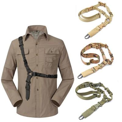 Single Point  Sling Shoulder Strap Nylon Adjustable Airsoft Paintball Military  Strap  Hunting Accessories