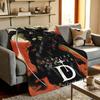 Anime V-Vampire H-Hunter D-D Throw High-Density Short Plush Blanket Soft Skin-Friendly for Sofa Nap Air-Conditioned Room