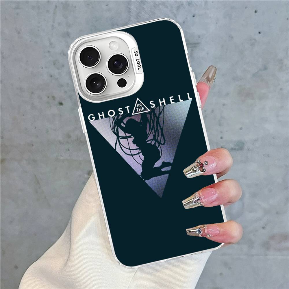 Anime G-ghost In The S-shell Cartoon Phone Case For IPhone 17 16 15 14 13 12 Pro Matte Shockproof Back Anti Fall Matte Cover