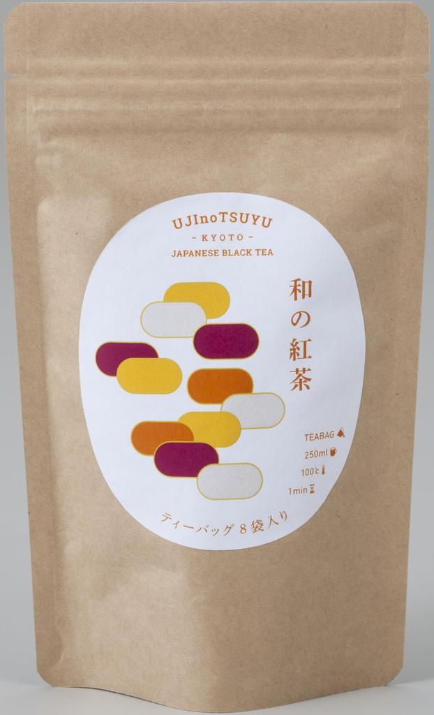 Uji No Tsuyu Japanese Black Tea Triangular Tea Bags 3g X 8 Bags