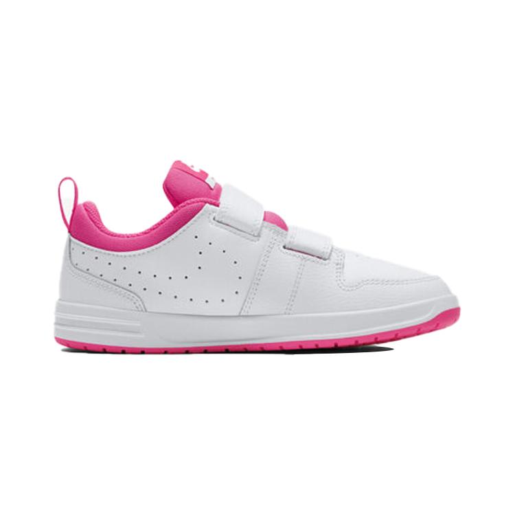 Nike Pico Vintage Slip Resistant Cushioning Low Top Sports Casual Shoes White Pink Children Aged 3 7 Years Old AR4161-102