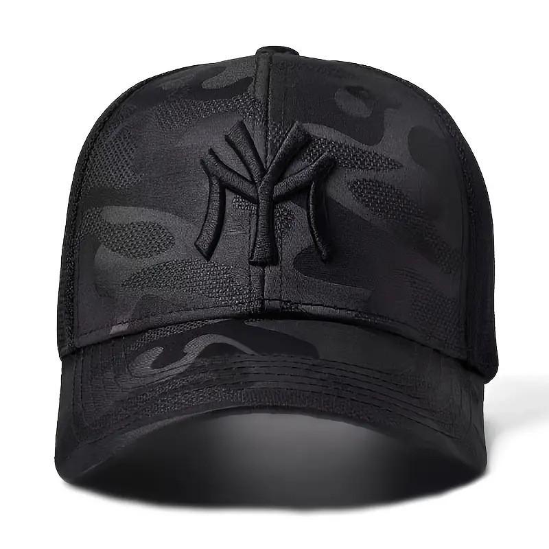 Casual Camouflage Baseball Cap With Adjustable Fit For Spring And Autumn Men