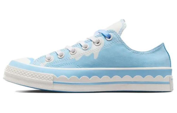Converse 1970-х Освежающие износостойкие дышащие низкие кеды Женские Синие A10948C 35