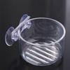 Acryl Wasserpflanzenbecher Aquarium Fischbecken Glas Pflanztopf mit Saugnapf Halter Fischbecken Dekorationen zur Kultivierung Hydroponisch