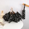 Floral Anti UV Mini Umbrella Compact Folding Parasol Sunshade Portable Sun Rain Umbrellas for Women Girls