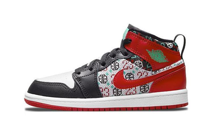Jordan 1 Mid SE Ugly Christmas Sweater PS DM1210-150 35
