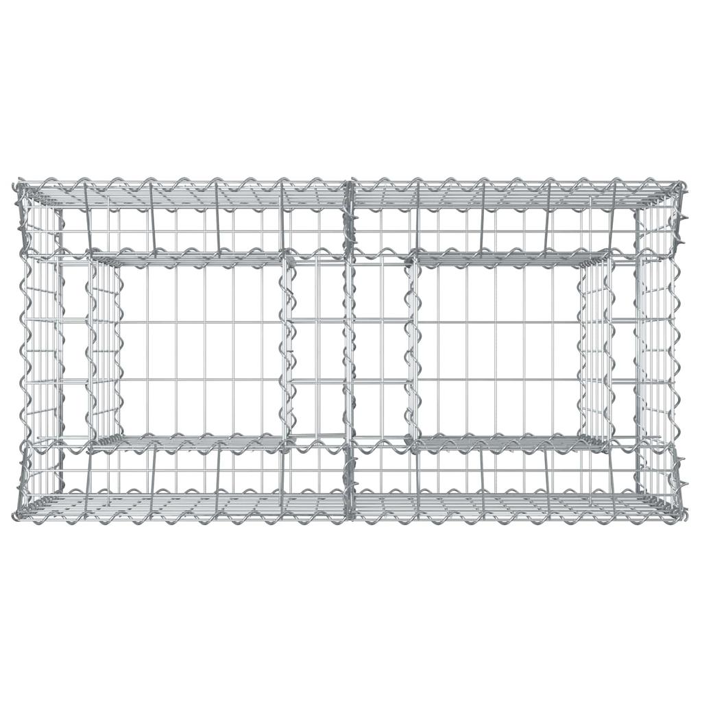 Gabion Raised Bed Silver