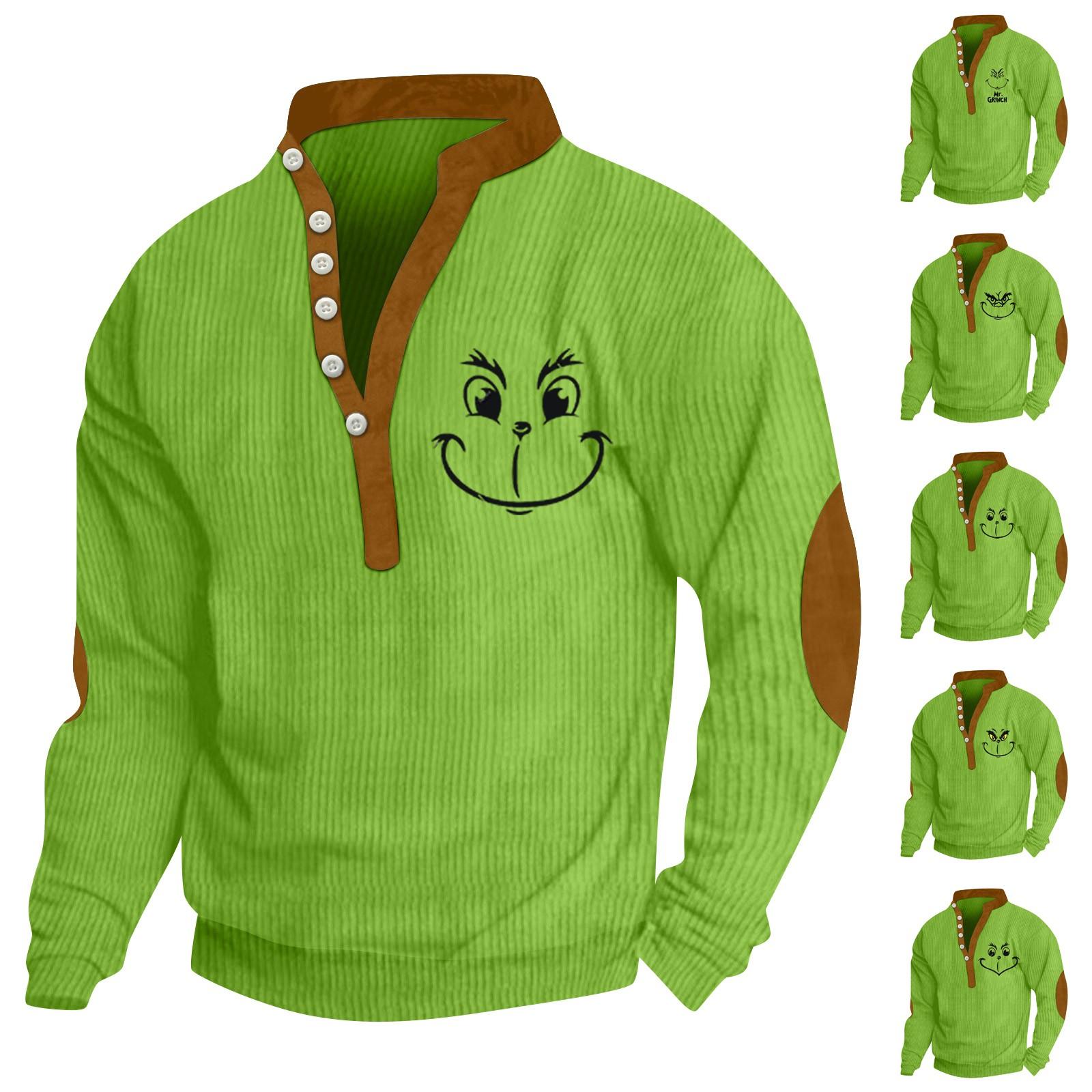 

Мужской вельветовый кардиган с длинными рукавами и шестью пуговицами S