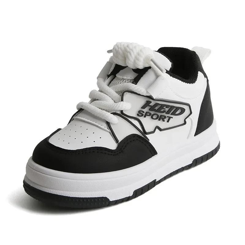 Autumn New Girl's Sneakers Fashion Trend Girls' Shoes Comfort Brand Soft Soled Kids Canvas Shoe Versatile Thick Soled Boy Shoes