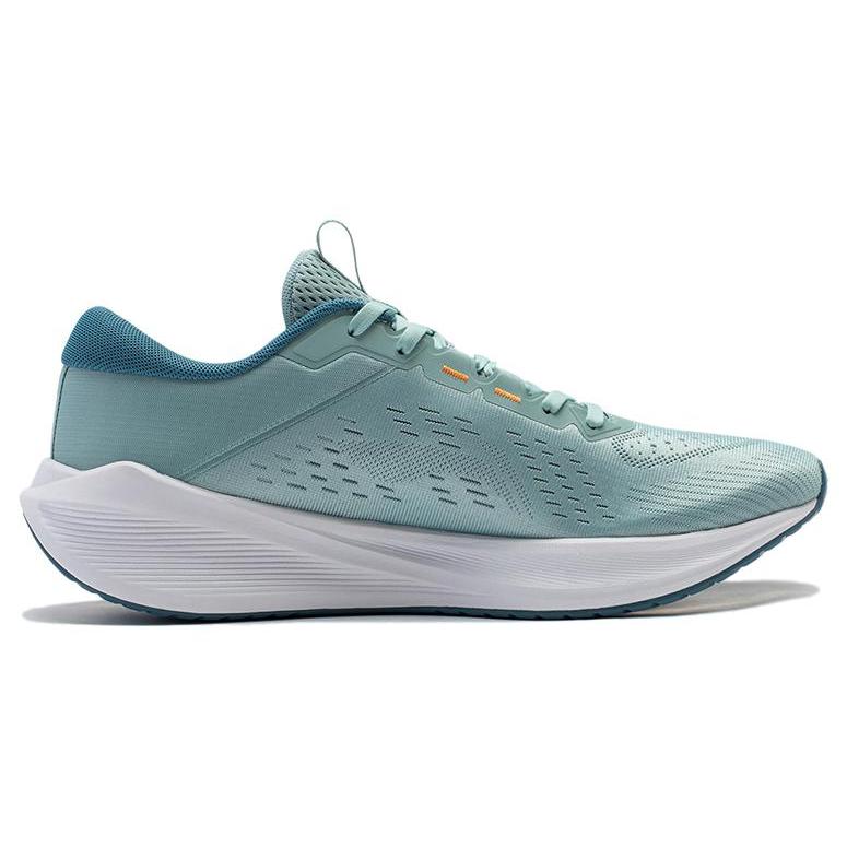 New LiNing Wave V2 Cushioning, Slip Resistant, And Abrasion Resistant Low Top Running Shoes Men's Stone Cyan Gray ARST053-2