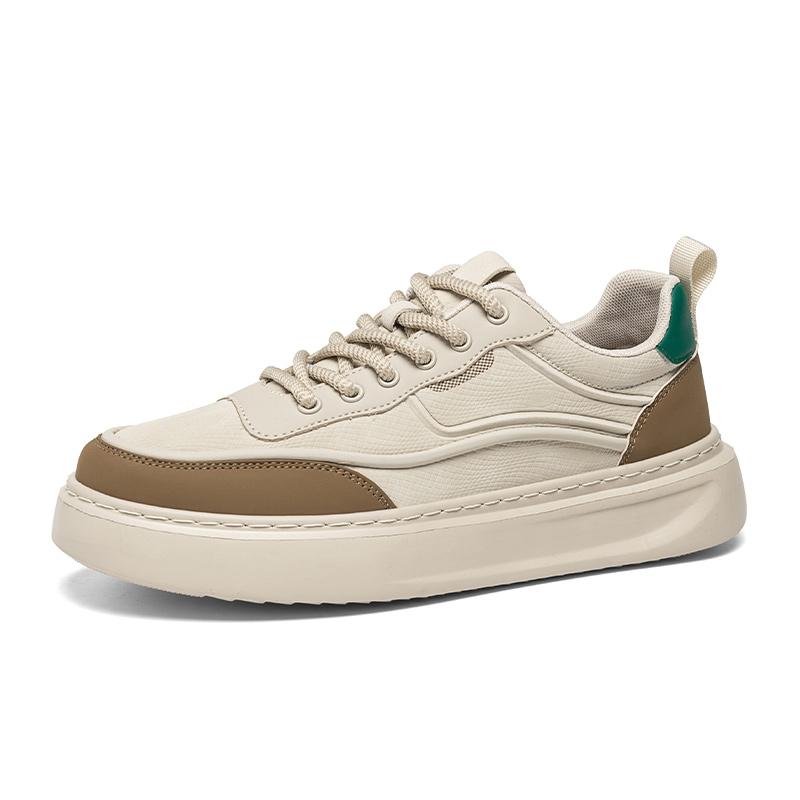 Fashion Fashion Microfiber Leather Men's Casual Shoe Youth Teenage Sneakers Comfortable Skateboard Footwear Comfy Men Vulcanize Footwear