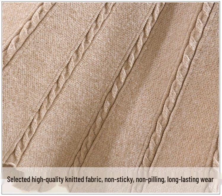 Korean Style A-Line High Waist Mini Skirt for Women - Slimming, Plus Size, Hip-Covering, Draping Effect, Big Swing Knitted Umbrella Skirt