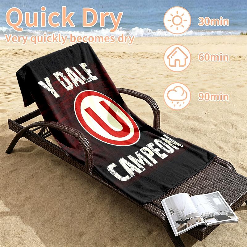 Club Universitario de Deportes Beach towels also serve as bath towels summer essential a musthave for the outdoors the beach and the pool