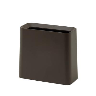 Trash Can, Rectangular, 11.5L, 35cm (W) X 16.5cm (D) X 32cm (H), TUBELOR Hi-GRANDE Brown