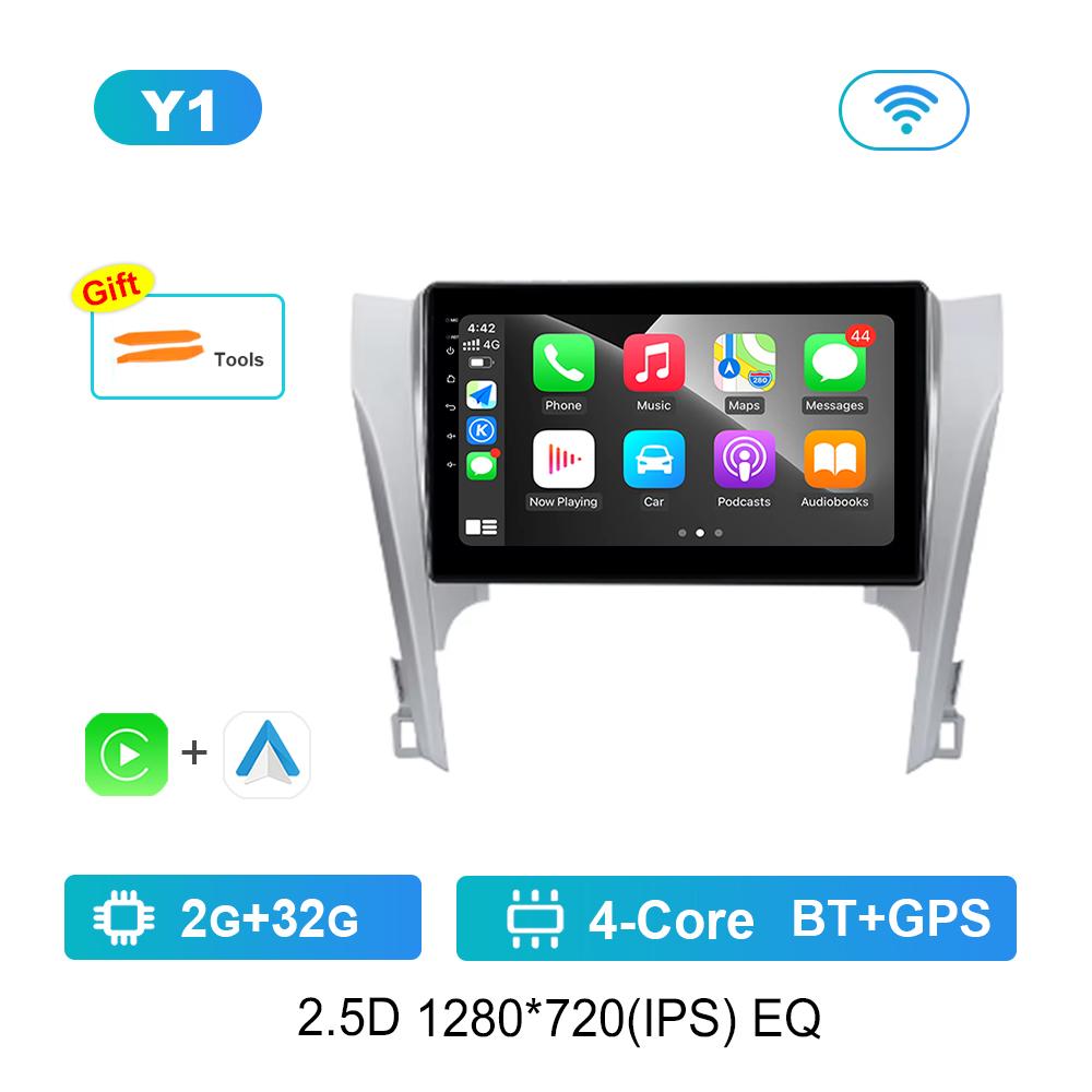 

Беспроводной Carplay Android OS 10 для Toyota Camry 2011 - 2014 Видео Мультимедиа Плеер DSP Стерео 4G IPS Экран GPS Навигация WiFi