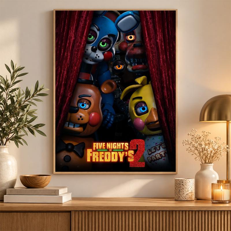 Five Nights at Freddy's _ FNAF Diamond Painting Kit 5D Full Drill DIY Diamond Mosaic Wall Art Home Decor