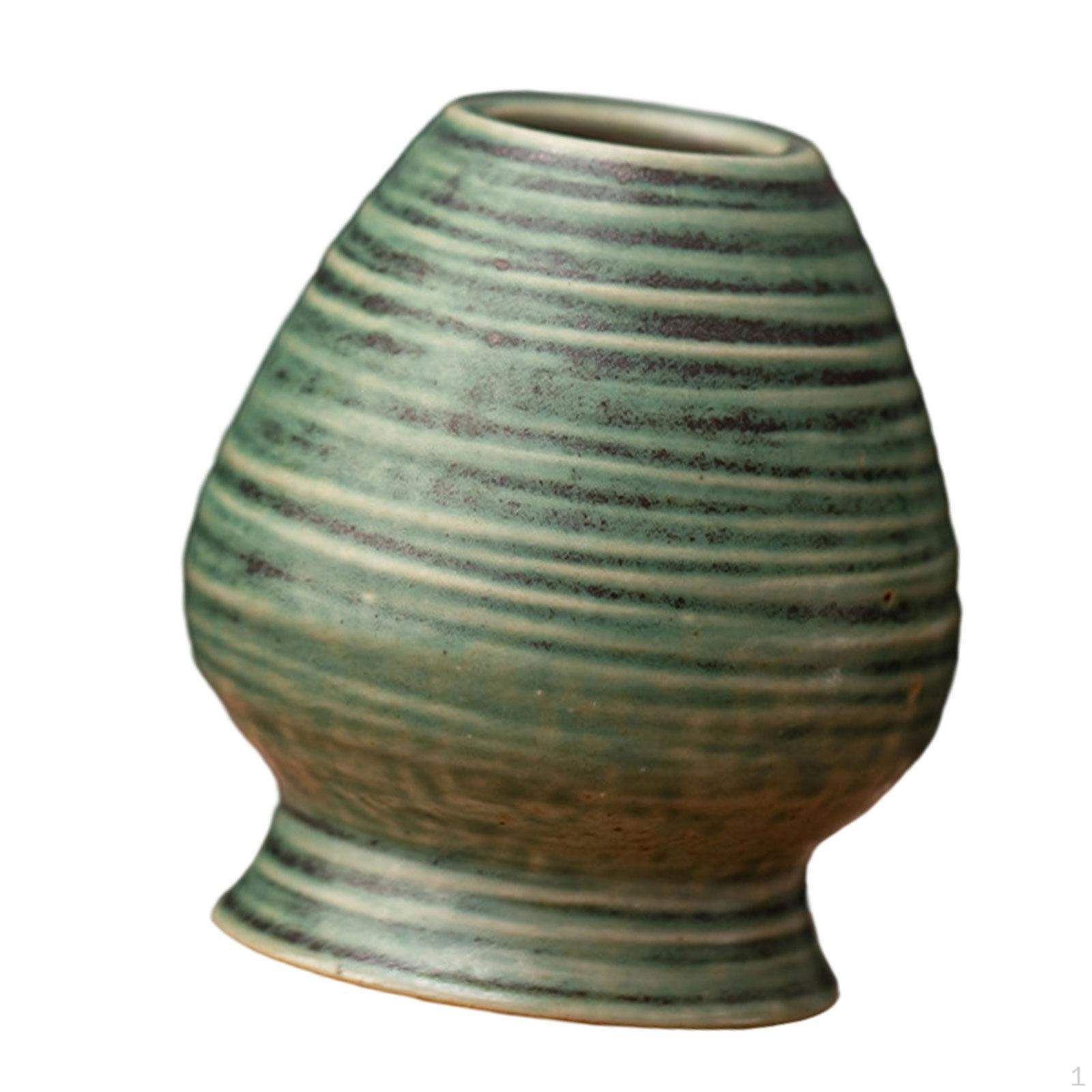 

Керамическая подставка для венчика матча, подставка для приготовления чая зелёный