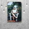 Ernest Hemingway Retro Vintage Tin Sign Poster Decorative Plaque Metal Plate Wall Decor
