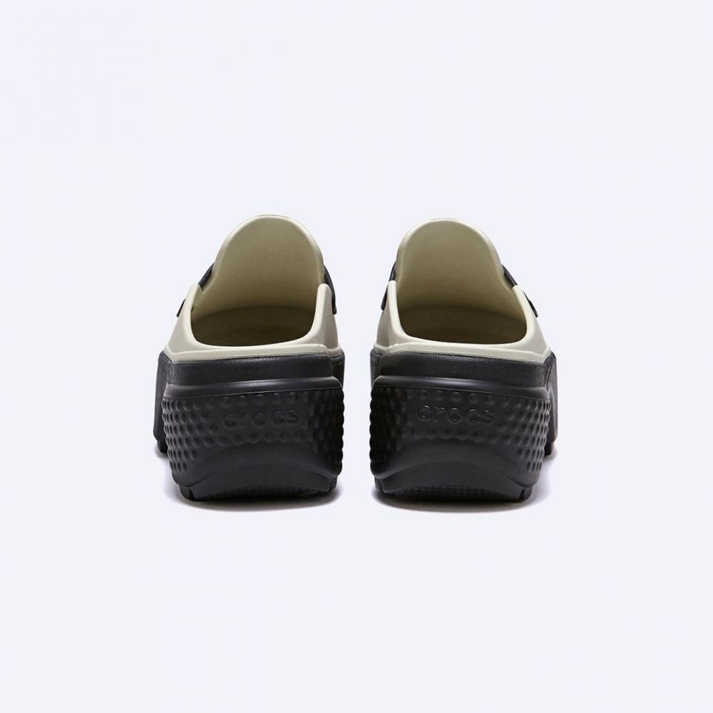 Crocs Stomp Mokasíny Bílé Černé 209937 1h