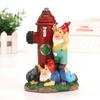 Harz Zwerg Garten Dekoration Hydrant Wasserhahn Stil Skulptur Fee Winddicht Regendicht Langlebig Hellfarbige Ornamente
