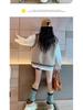 2025 Spring & Autumn Girls' Fashionable Knitted Vest and Top Set