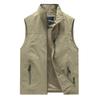 Men's Outdoor Waistcoat Casual Spring and Autumn Thin Autumn Solid Color Workwear Sleeveless Jacket