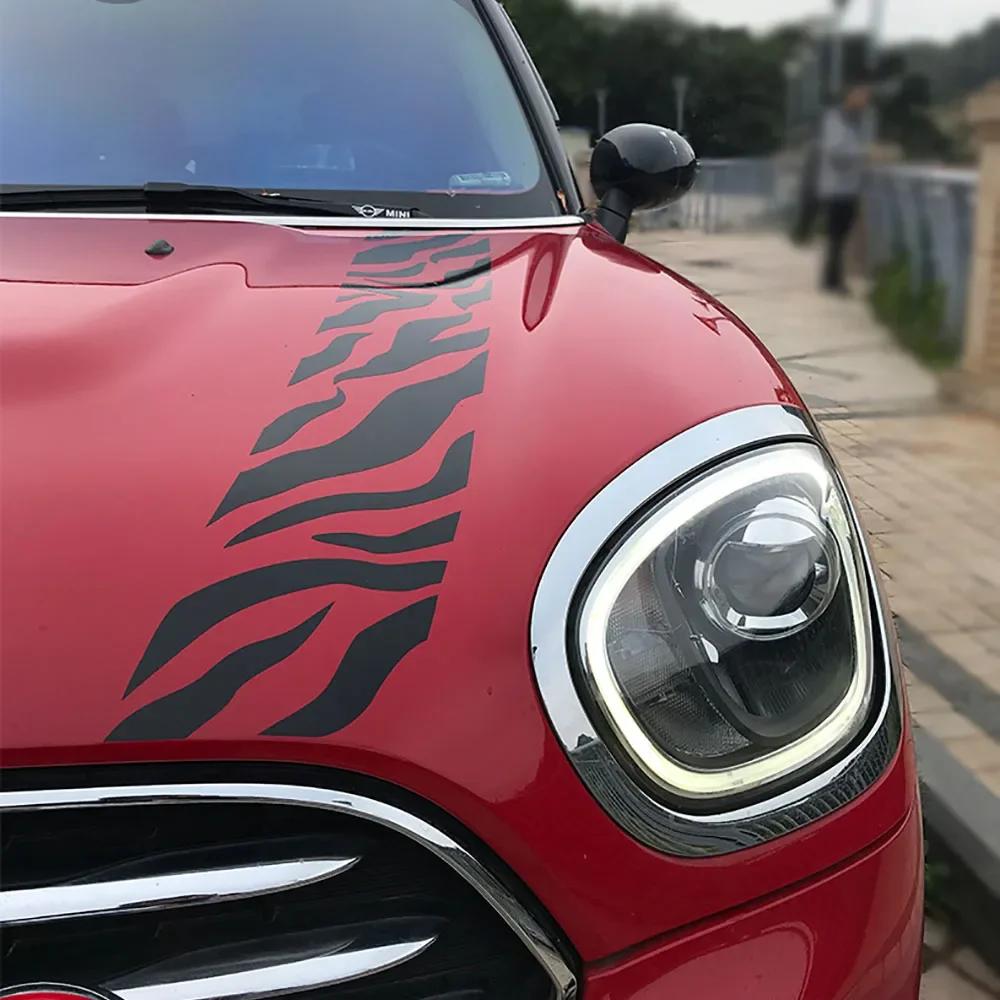Car Hood Bonnet Sticker For Mini Cooper S JCW R55 R56 R60 F54 F55 F56 F60 Countryman Splash Decor Decal Auto Tuning Accessories