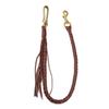 Retro Inspired Leather Tassel Pants Chain Durable Leather Pants Chain Adornment with Swinging Tassels for Vintage Lovers
