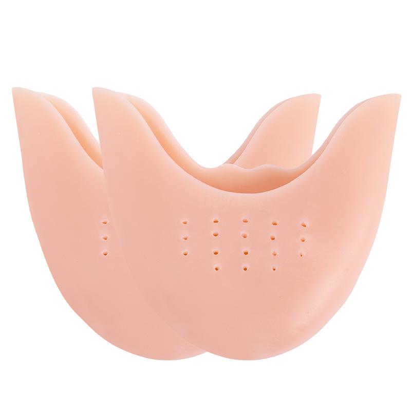 1/2Pairs Toe Protection Forefoot Pads Silicone Insoles Comfortable Shoe Pads Pain Relief Silicone Non-slip Shoe Insole for Women