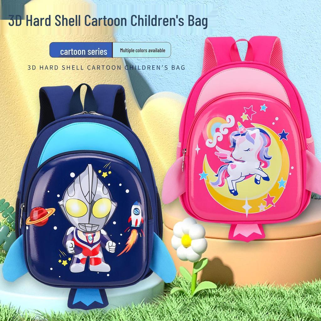 Paw Patrol Kids' Backpack: Cute Cartoon Hard Shell for Boys & Girls, Lightweight, Trendy & Versatile.