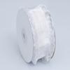 Elegant and Exquisite Lattice Polyester Chiffon Ruffled Skirt Ribbon Diy Bow Hair Braiding Decorative Gift Binding Ribbon Crafts Making Ribbons