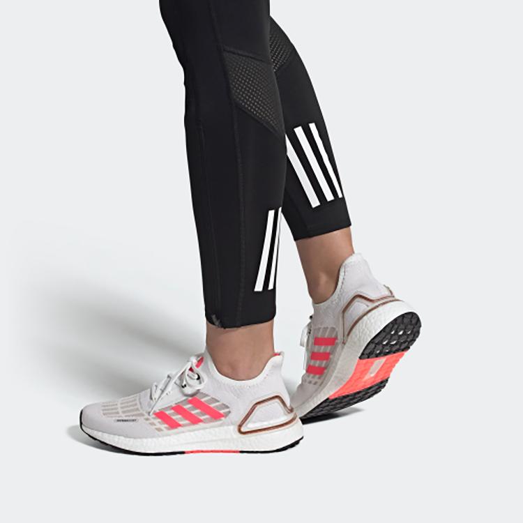 New Adidas Ultra Boost Summer.RDY White Signal Pink Women's FW9773