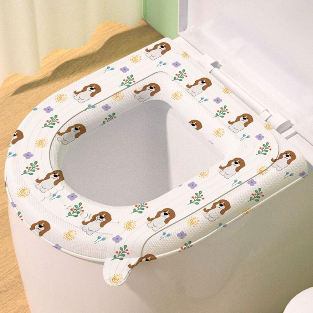 

Cartoon Toilet Seat Cover Waterproof Closestool Mat Cute Toilet Seat Cushion Bathroom