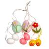 9pcs Eggs Hanging Ornament For Garland Room Decor For Door,Wall Decoration, Tassel Ornament, Party Decoration, Arts & Crafts Supplies