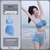 2025 Women's Plus Size Three-Piece Korean Hollow Out Bikini Swimwear