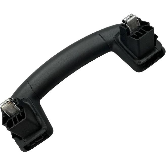 Car Interior Roof Grab Handle, Black, ABS Plastic, 1 Count, Modern Style, Ambidextrous, Pull Handle, No Lock, Screws and Snap-on, 1 cm Width, Fit For