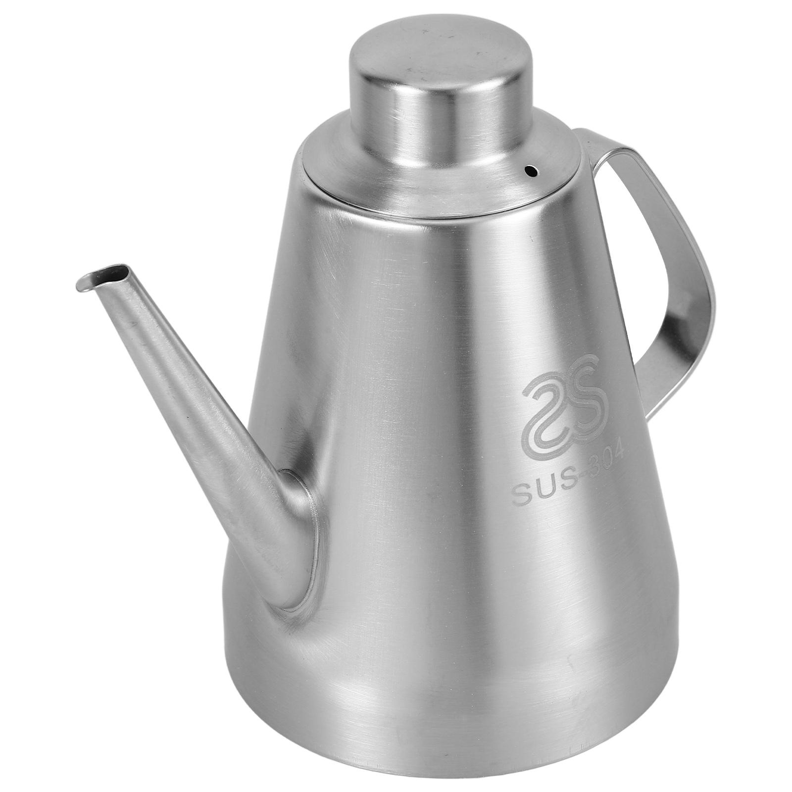 

Бутылка-дозатор для масла из нержавеющей стали Бутылка-дозатор для масла Пылезащитная бутылка для масла из нержавеющей стали Контейнер для уксуса и соуса