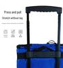 Foldable Large-Capacity Insulated Trolley Bag for Outdoor Travel and Picnics
