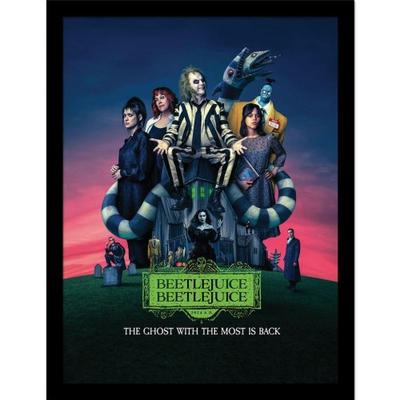 Beetlejuice Beetlejuice The Ghost With The Most Is Back Framed Print