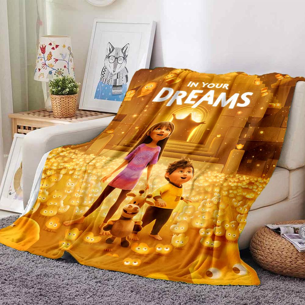1pc Blanket - movie In Your Dreams Print Design,Lightweight Blanket for Sofa,Bed- Soft &Warm,Gift for All Seasons