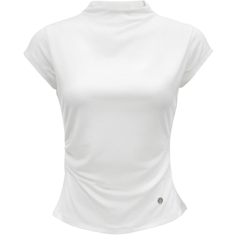 ONLY Women s Slim Fit Turtleneck T-Shirt S
