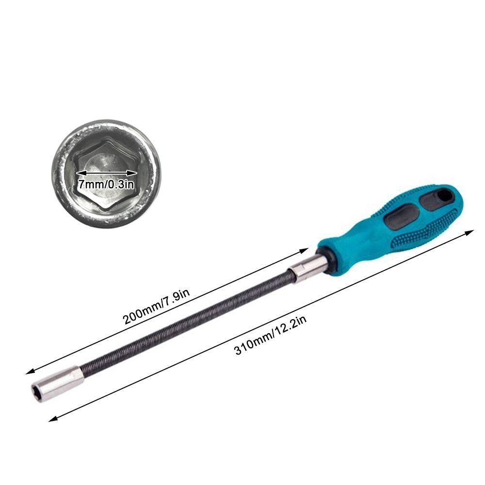 7mm Metric Size Hose Clamp Nut Driver Non-Slip Grip Automotive Clamp Tool Automotive Repair