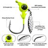 Colored Spinner Big Eye Lead Head Hooks: 3.5g, 5g, 7g, 10g for Fishing